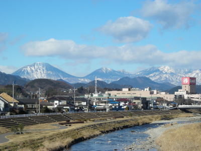 男体山を望む